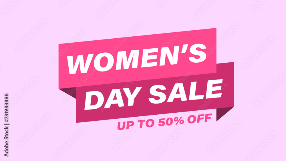 women's day sale advertising
