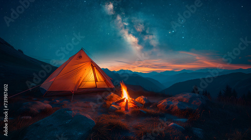 tent at night © Nik