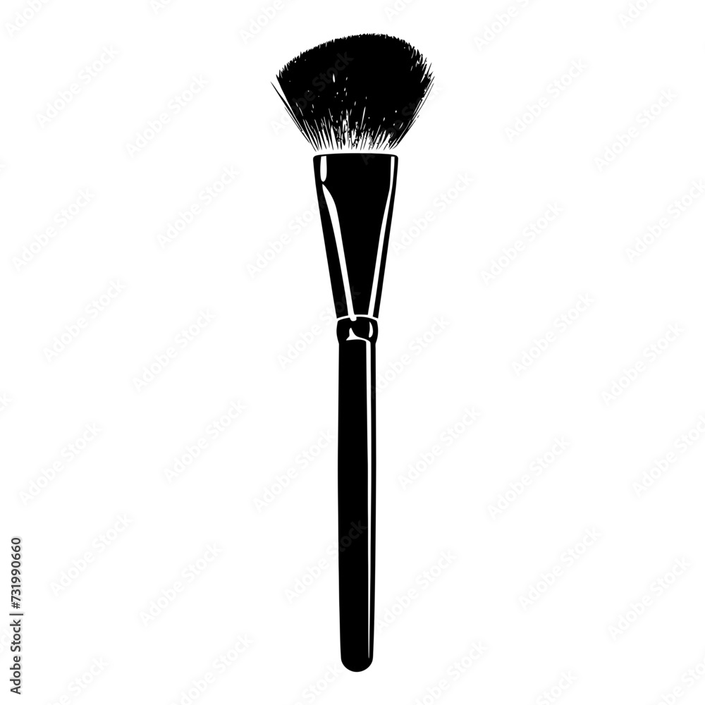 Silhouette makeup brush black color only Silhouette makeup brush black color only