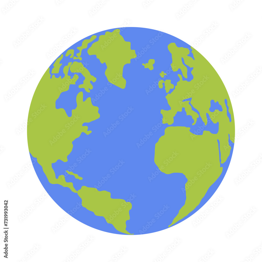Planet Earth vector illustration. Saving planet, ecology, environment clipart