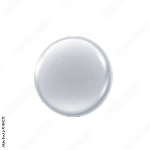 waterdrop icon isolated on white Transparent background,generative ai