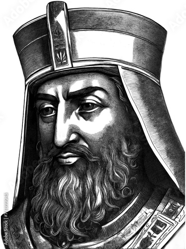 Salah ad-Din Yusuf ibn Ayyub, Saladin, generative AI photo