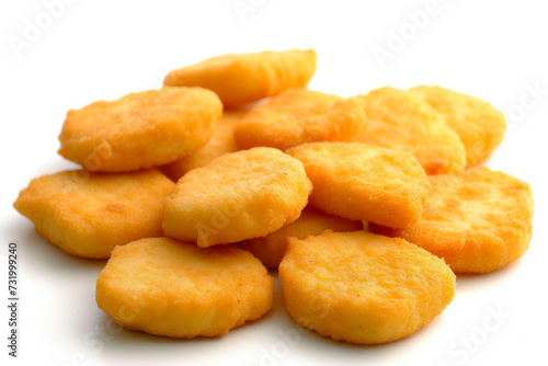 Wallpaper Mural Sizzling Spicy Chicken Nuggets: Clean Background Torontodigital.ca