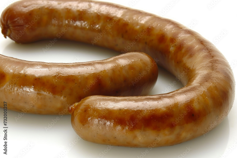 Artisanal Sausages Sealed in Polyethylene Wrap Artisanal Sausages Sealed in Polyethylene Wrap