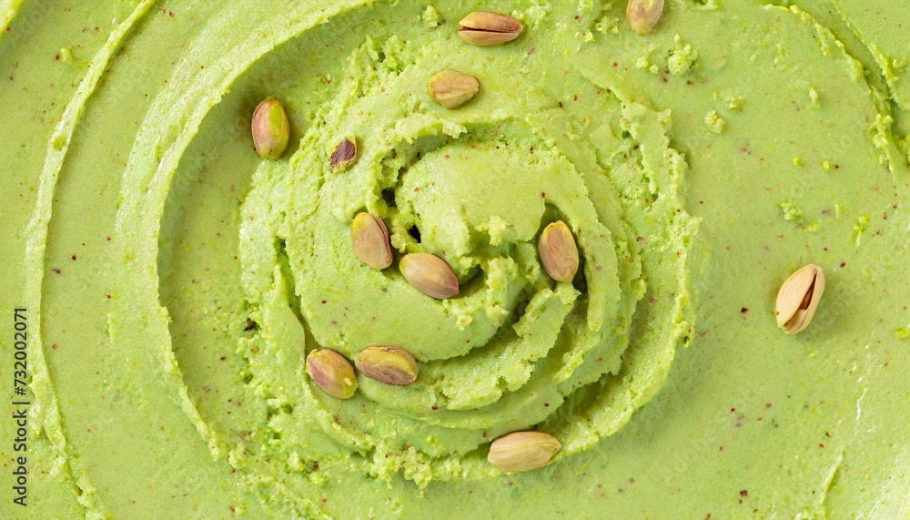 Fototapeta premium Tasty pistachio cream as background 