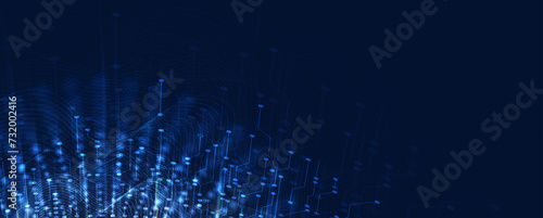 Abstract vector background. Futuristic technology style. Elegant background for business tech presentations.