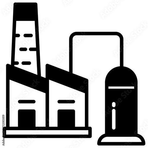 Distillate glyph and line vector illustration