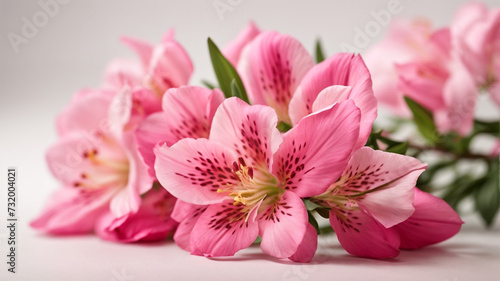 pink and white peony