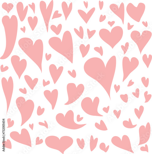 Sfondo cuori rosa