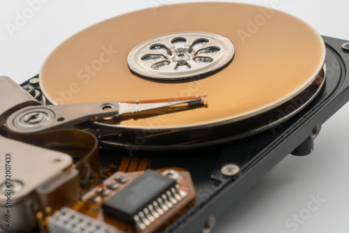 Tablou pe pânză HDD, Hard disk drive, circular magnetic disk, platters