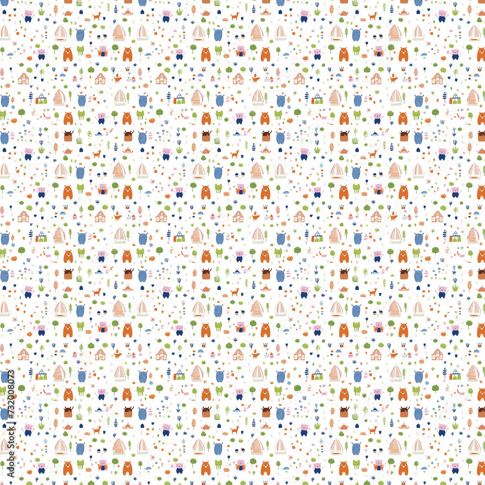 Child's Nursery Seamless Pattern, Wallpaper, nursery texture, Child's Nursery design Child's Nursery Seamless Pattern, Wallpaper, nursery texture, Child's Nursery design