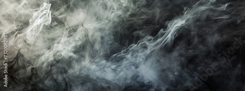 Tangled Abstract Shot: Smoke Black Smoke Shot