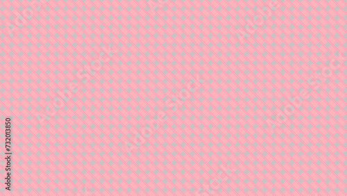 seamless gray checkered square with deep pink stripes line pattern on Pastel Pink color background