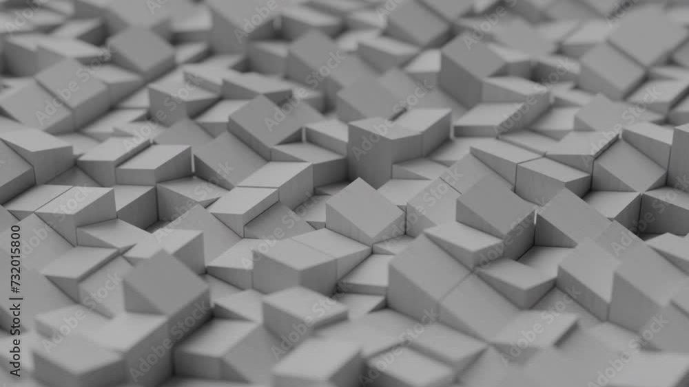 Abstract 3d animation wave moving grey squares columns blocks cubes motion design gray bricks geometric cubic meta shapes moving up down in seamless loop presentation ads backdrop background metaverse Abstract 3d animation wave moving grey squares columns blocks cubes motion design gray bricks geometric cubic meta shapes moving up down in seamless loop presentation ads backdrop background metaverse