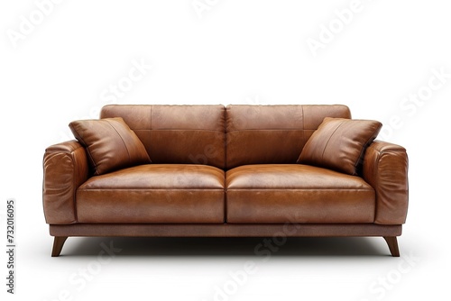 modern sofa isolated.