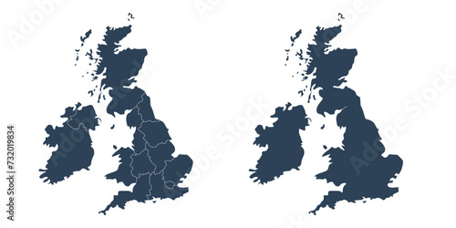 British map icon. Uk symbol design vector ilustration.