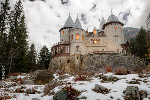 Castel Savoia (French Château Savoie) a nineteenth-century villa in eclectic style located in Gressoney-Saint-Jean, in the Aosta Valley commissioned by Margherita of Savoy