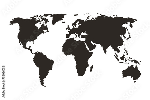 Fototapeta Naklejka Na Ścianę i Meble -  earth map icon. Geography symbol design vector ilustration.