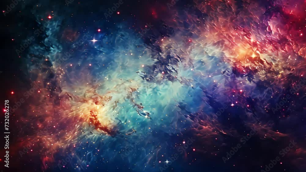 A colorful distant nebula in space. the beauty of the unsolved universe. Generative AI A colorful distant nebula in space. the beauty of the unsolved universe. Generative AI