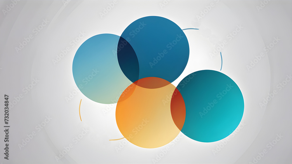 This is a circular Venn diagram graphic image that can be used as a