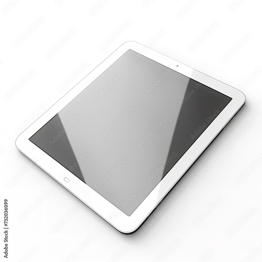 White Tablet PC Isolated on White Background
White Tablet PC Isolated on White Background