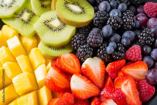 An assortment of fresh fruit treats