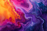 Vibrant colorful fluid art, background