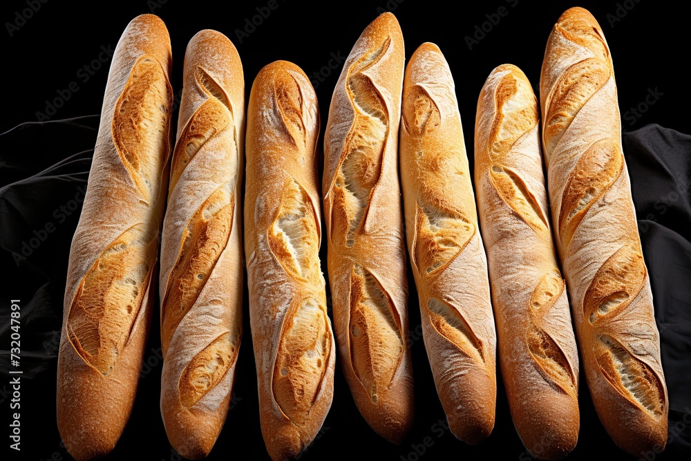 French bread close up