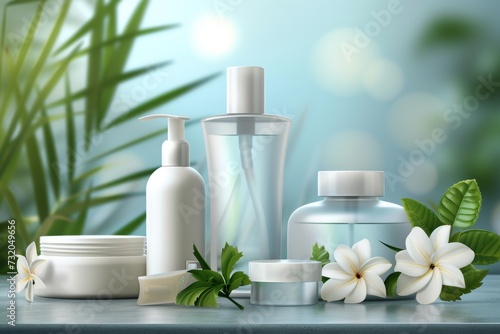Natural skin care skin detox cream, anti aging serum oil liquid. Beauty face maskperfume atomizer. Sensitive anti aging hydrogel dispenser product mockup. paraneoplastic pemphigus cosmetic jar lotion