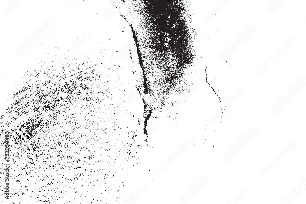 Obraz premium Abstract wall texture black color texture on white background.