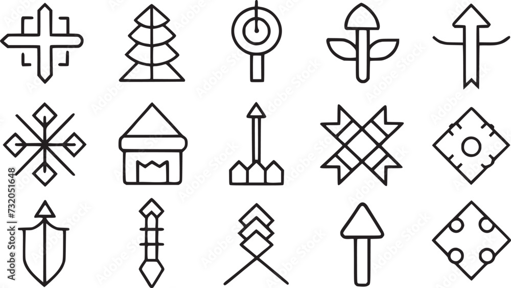 Arrows Icon set. Arrows Icon set.