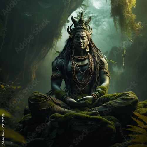 Lord Shiva: Divine Power and Tranquility in Religious Imagery