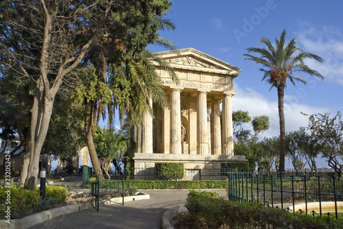 Lower Barrakka Garden in Valletta, Malta