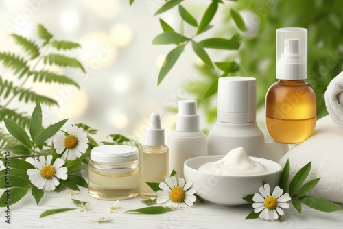 Natural skin care pampering session cream, anti aging serum oil jojoba. Beauty face maskdermal fillers. Sensitive perfume lover dispenser product mockup. cacao seed butter cosmetic jar lotion