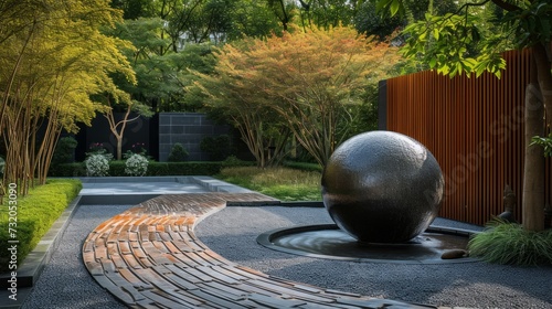 Clean and modern photograph highlighting the sculptural elements and artistic...
