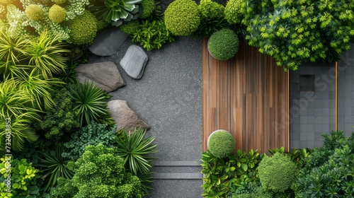 Elegant composition showcasing the beauty of natural elements in a carefully ...