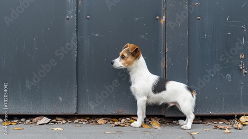 Minimalist capture illustrating the importance of picking up after pets for a...