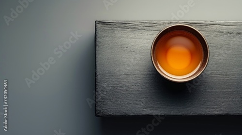 Minimalist photograph highlighting the simplicity and beauty of a cup of tea
