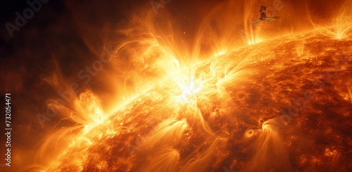 the sun as seen from space © olegganko
