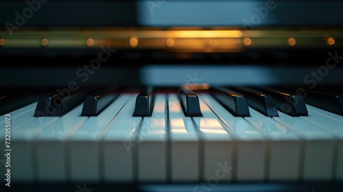 Minimalist shot highlighting the symmetry and balance of a piano's design