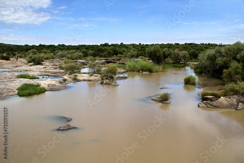 Landscape photos of the Sandrivier river in the Free State, between Ventersburg and Winburg.  photo