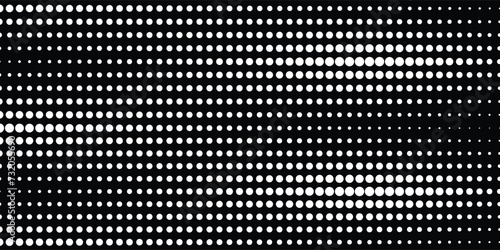 Background with monochrome dot texture. Polka dot pattern template. Background with black dots