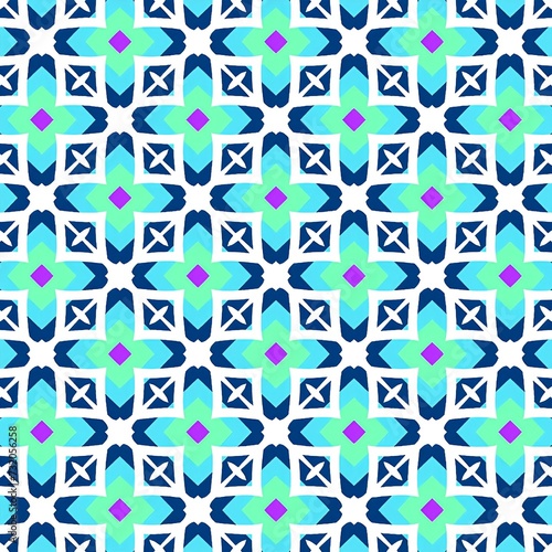 A beautiful repeating geometric pattern design. An illustration of amazing reiteration for fashion designing.