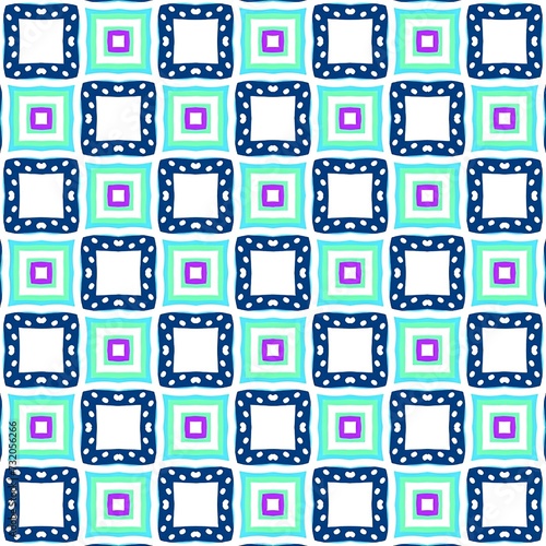 A beautiful repeating geometric pattern design. An illustration of amazing reiteration for fashion designing.