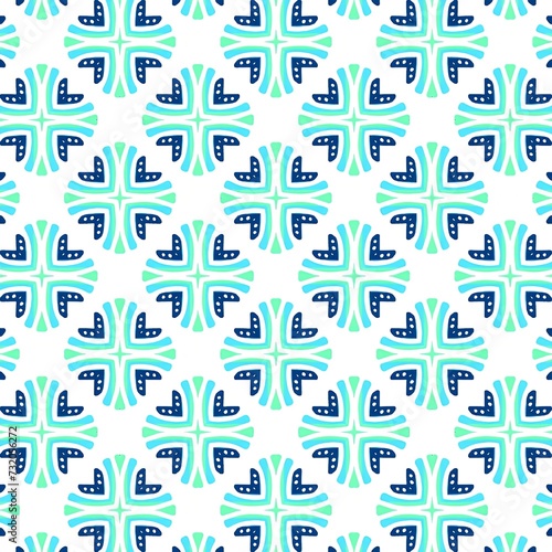A beautiful repeating geometric pattern design. An illustration of amazing reiteration for fashion designing.