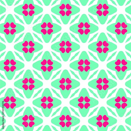 A beautiful repeating geometric pattern design. An illustration of amazing reiteration for fashion designing.