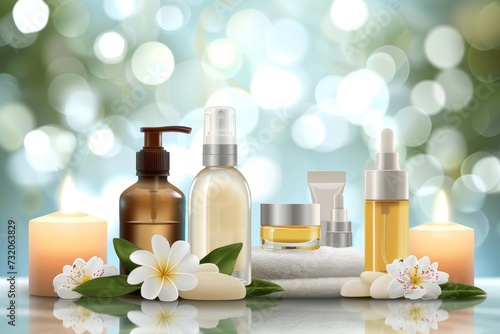 Natural skin care ageless complexion cream, anti aging serum oil ageless appearance. Beauty face maskolive massage oil. Sensitive day dispenser product mockup. cucumber sheet mask cosmetic jar lotion
