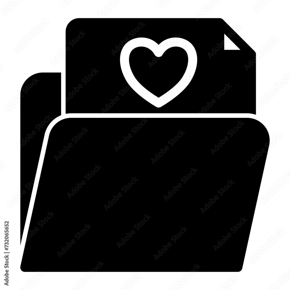 This is the Folder icon from the Love and Celebration icon collection with an Solid style This is the Folder icon from the Love and Celebration icon collection with an Solid style