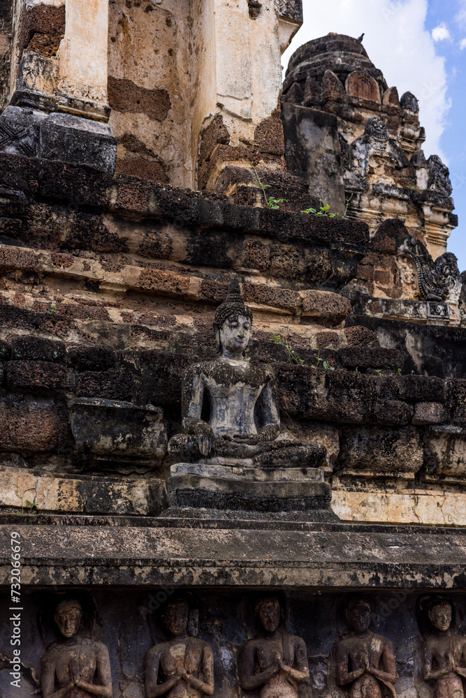 The Sukhothai Historic Site and Museum on Bright Sunny Day The Sukhothai Historic Site and Museum on Bright Sunny Day