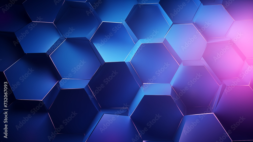 Cerulean Hexagon Array Cerulean Hexagon Array
